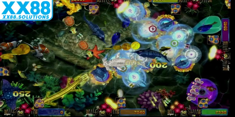 Một mẹo được nhiều game thủ lâu năm áp dụng là nhắm vào đàn cá 