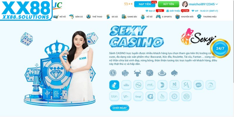 Khám phá tổng quan về sòng bạc casino XX88