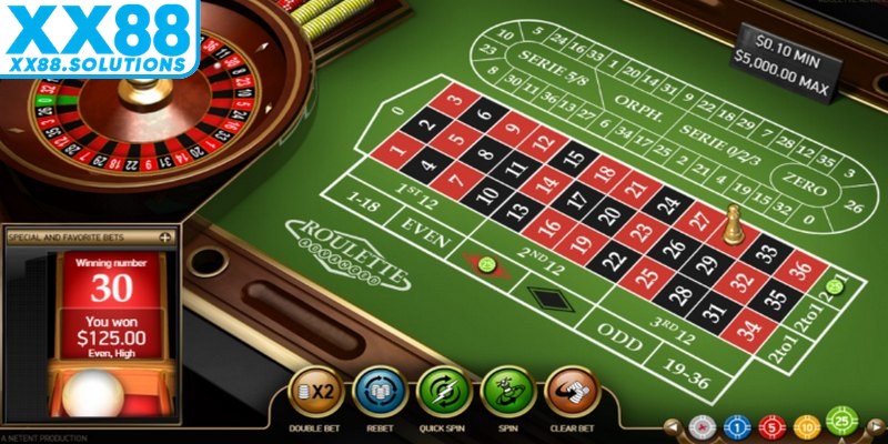 Roulette là trò chơi xuất hiện từ rất lâu tại các sòng bạc châu Âu