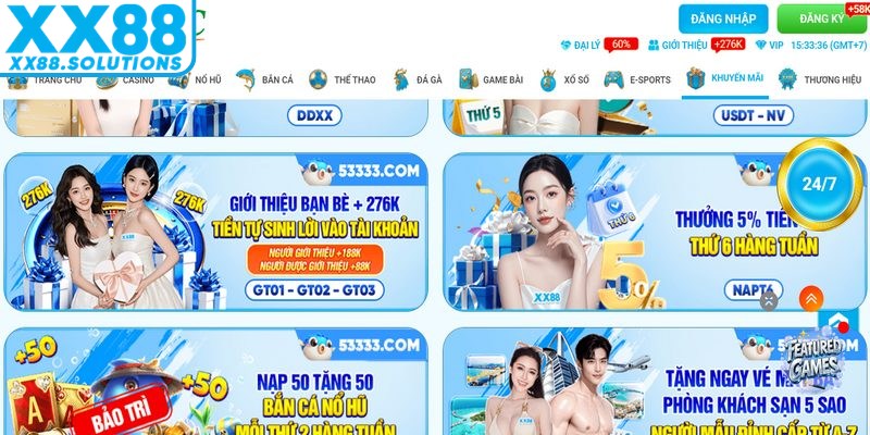 Chương trình hoàn trả định kỳ dành cho người chơi tham gia thường xuyên