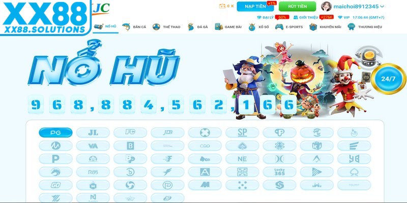 Khám phá tổng quan về chuyên mục nổ hũ XX88